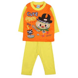 Boys Full Sleeves 2 Pcs Suit - Yellow, Kids, Boys Sets And Suits, Chase Value, Chase Value