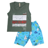 Boys Sando 2 Piece Suit - Green, Kids, Boys Sets And Suits, Chase Value, Chase Value