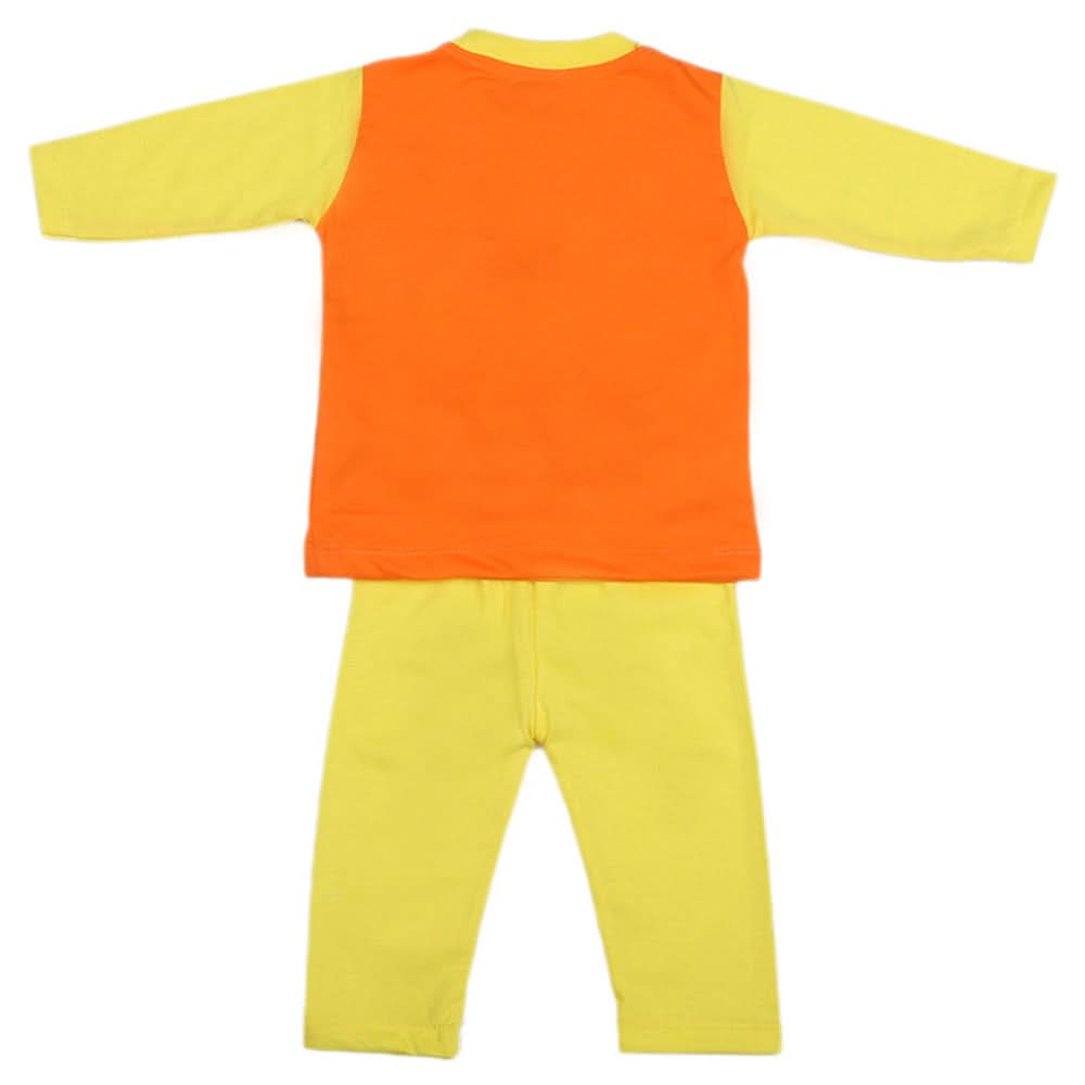 Boys Full Sleeves 2 Pcs Suit - Yellow, Kids, Boys Sets And Suits, Chase Value, Chase Value