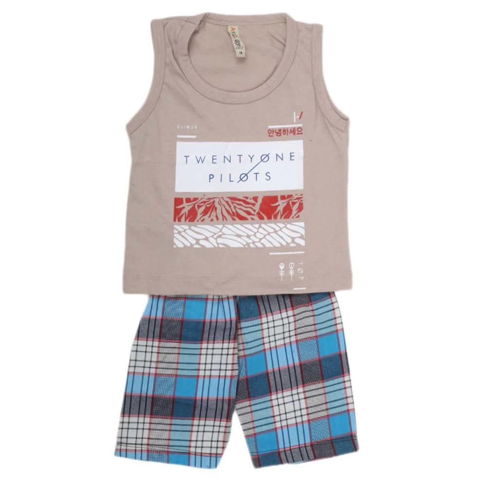 Boys Sando 2 Piece Suit - Light Grey, Kids, Boys Sets And Suits, Chase Value, Chase Value
