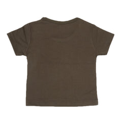 Newborn Boys Printed Half Sleeves T-Shirt - Green, Kids, NB Boys Shirts And T-Shirts, Chase Value, Chase Value
