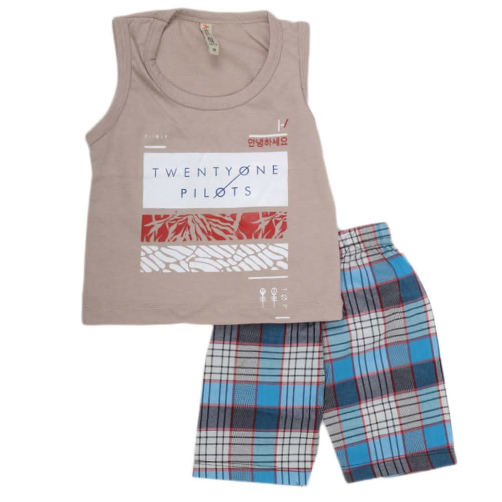Boys Sando 2 Piece Suit - Light Grey, Kids, Boys Sets And Suits, Chase Value, Chase Value
