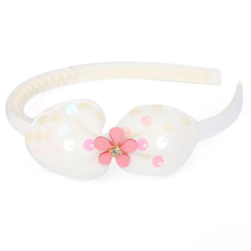Girls Hair Band - White, Kids, Hair Accessories, Chase Value, Chase Value