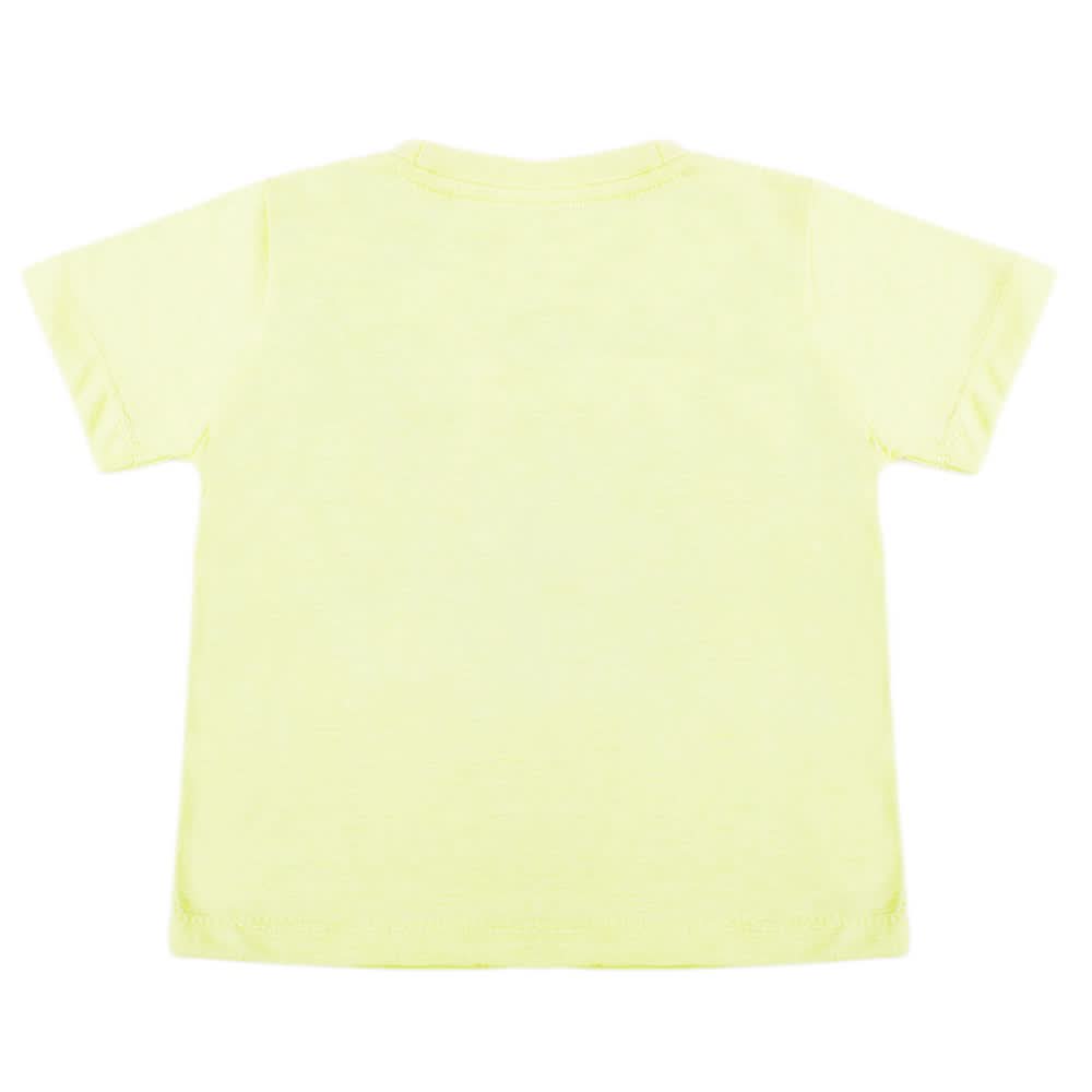 Boys Half Sleeves T-Shirt - Lemon, Boys T-Shirts, Chase Value, Chase Value