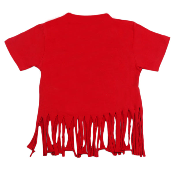 Eminent Girls Embroidered T-Shirt - Red, Kids, Girls T-Shirts, Eminent, Chase Value