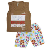 Boys Sando 2 Piece Suit - Khaki, Kids, Boys Sets And Suits, Chase Value, Chase Value