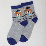 Boys Fancy Socks - Light Grey, Kids, Boys Socks, Chase Value, Chase Value