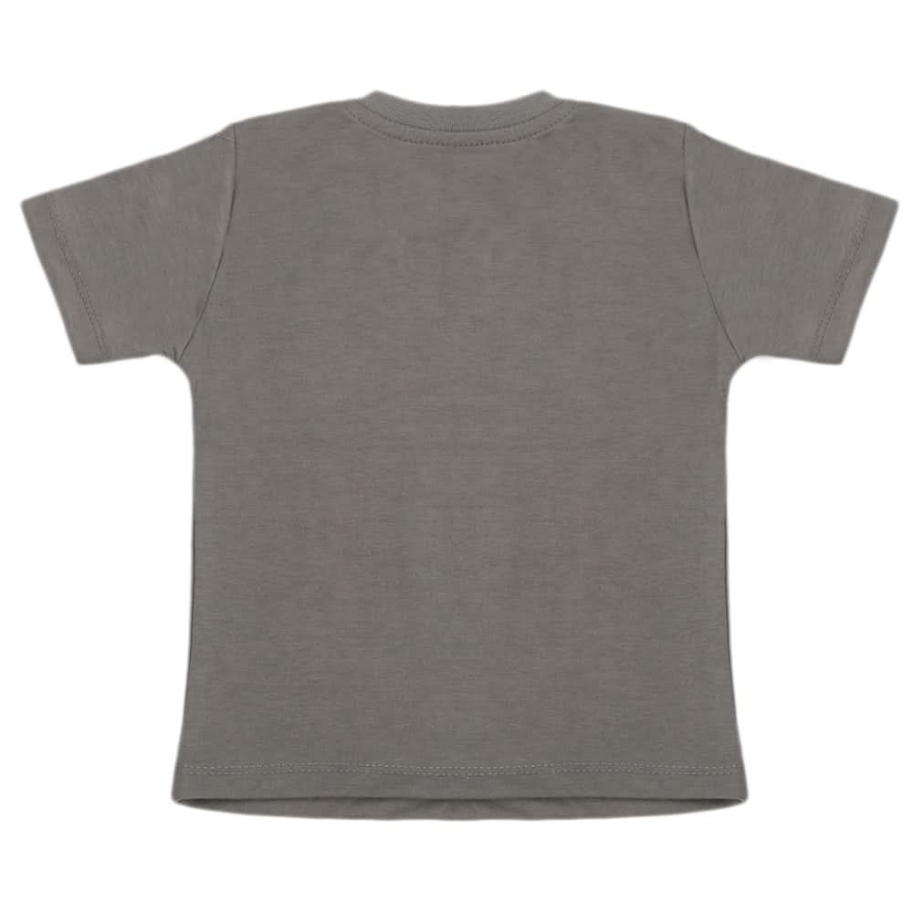 Boys Half Sleeves T-Shirt - Grey, Boys T-Shirts, Chase Value, Chase Value