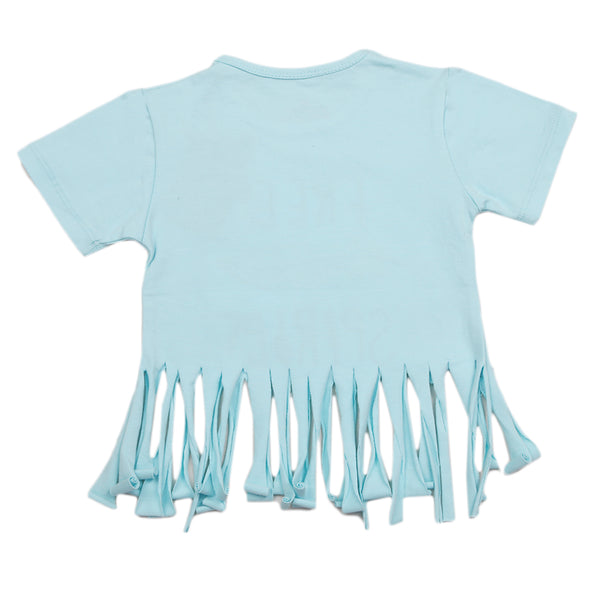 Eminent Girls Embroidered T-Shirt - Sky Blue, Kids, Girls T-Shirts, Eminent, Chase Value