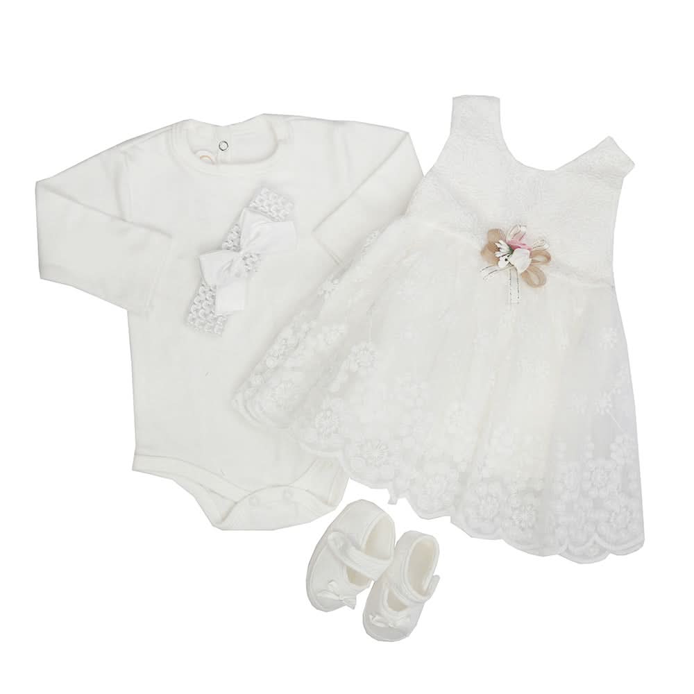 Newborn Girls Gift Set - White - B, Kids, Newborn Girls Sets And Suits, Chase Value, Chase Value