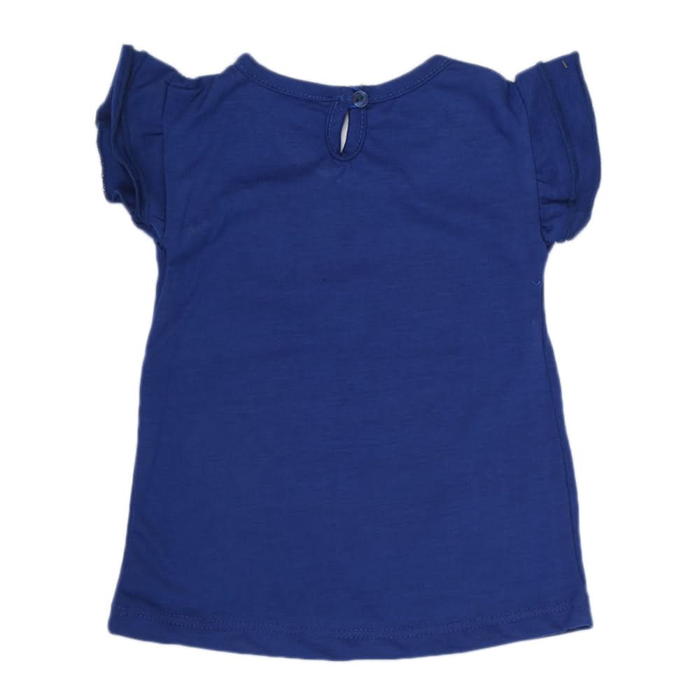 Newborn Girls Butterfly T-Shirt - Royal Blue, Kids, NB Girls T-Shirts, Chase Value, Chase Value