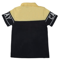 Boys Half Sleeves Polo T-Shirt - Lemon, Boys T-Shirts, Chase Value, Chase Value