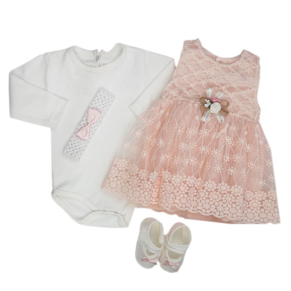 Newborn Girls Gift Set - Peach, Kids, Newborn Girls Sets And Suits, Chase Value, Chase Value