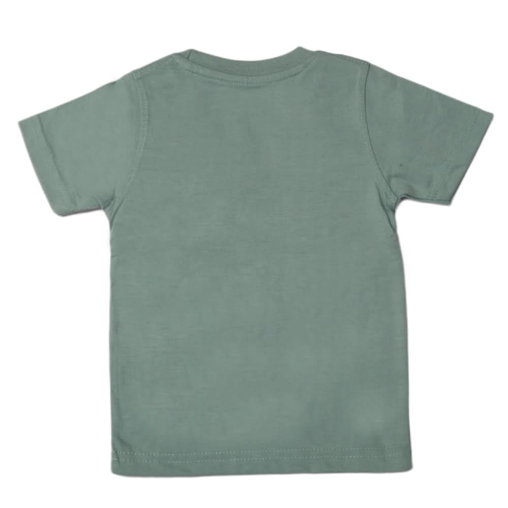 Boys Half Sleeves T-Shirt - Cyan, Boys T-Shirts, Chase Value, Chase Value