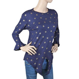 Women's Full Sleeves Western Top - Navy Blue, Women, T-Shirts And Tops, Chase Value, Chase Value
