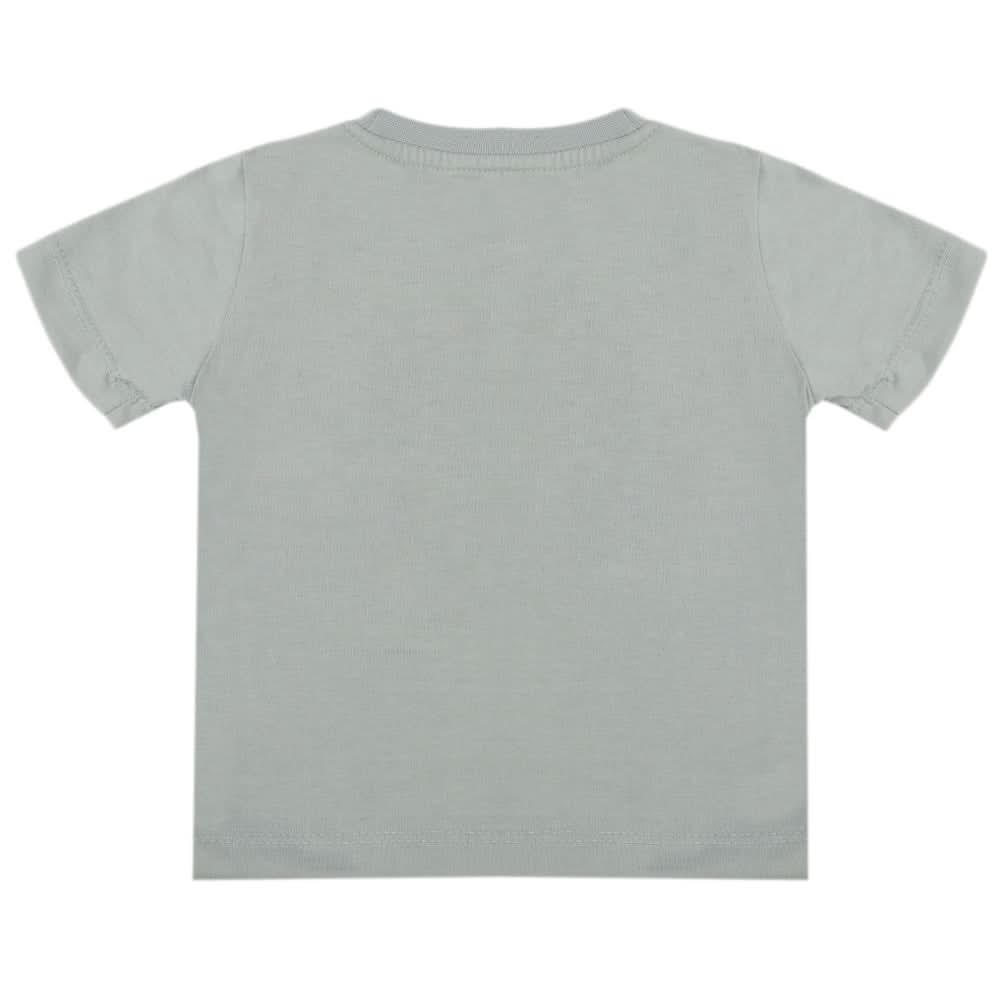 Boys Half Sleeves T-Shirt - Light Grey, Boys T-Shirts, Chase Value, Chase Value