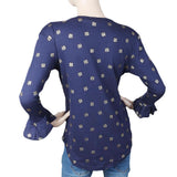 Women's Full Sleeves Western Top - Navy Blue, Women, T-Shirts And Tops, Chase Value, Chase Value