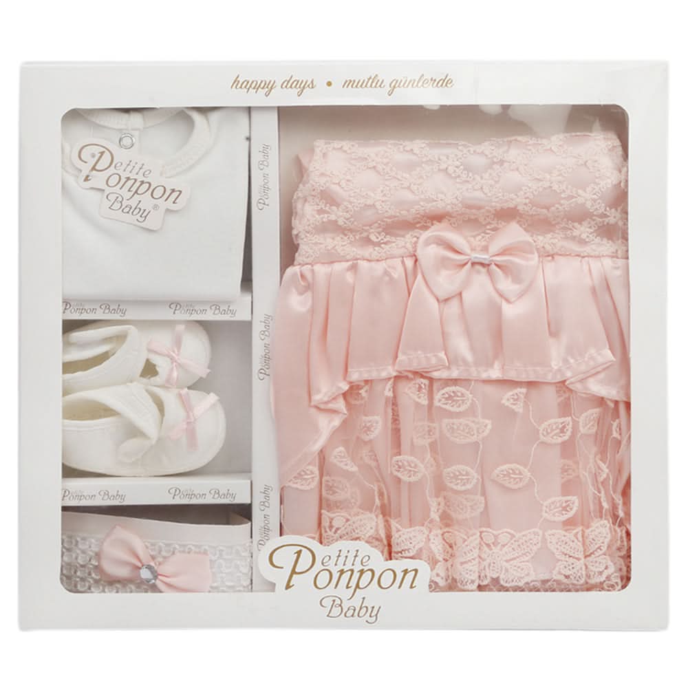 Newborn Girls Gift Set - Peach, Kids, Newborn Girls Sets And Suits, Chase Value, Chase Value
