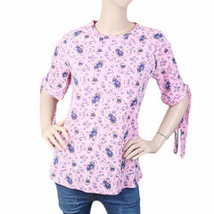 Women's Printed Western Top - Pink, Women, T-Shirts And Tops, Chase Value, Chase Value