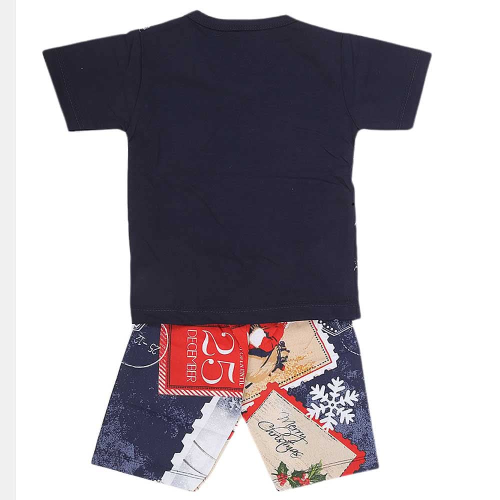 Boys Half Sleeves 2 Piece Suit - Navy Blue, Kids, Boys Sets And Suits, Chase Value, Chase Value
