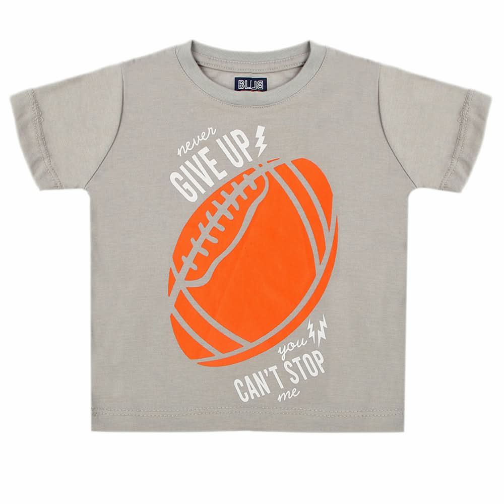 Boys Half Sleeves T-Shirt - Grey, Boys T-Shirts, Chase Value, Chase Value