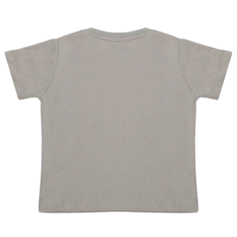Boys Half Sleeves T-Shirt - Grey, Boys T-Shirts, Chase Value, Chase Value