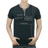 Men's Half Sleeves T-Shirt - Green, Men, T-Shirts And Polos, Chase Value, Chase Value