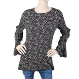 Women's Full Sleeves Western Top - Black, Women, T-Shirts And Tops, Chase Value, Chase Value