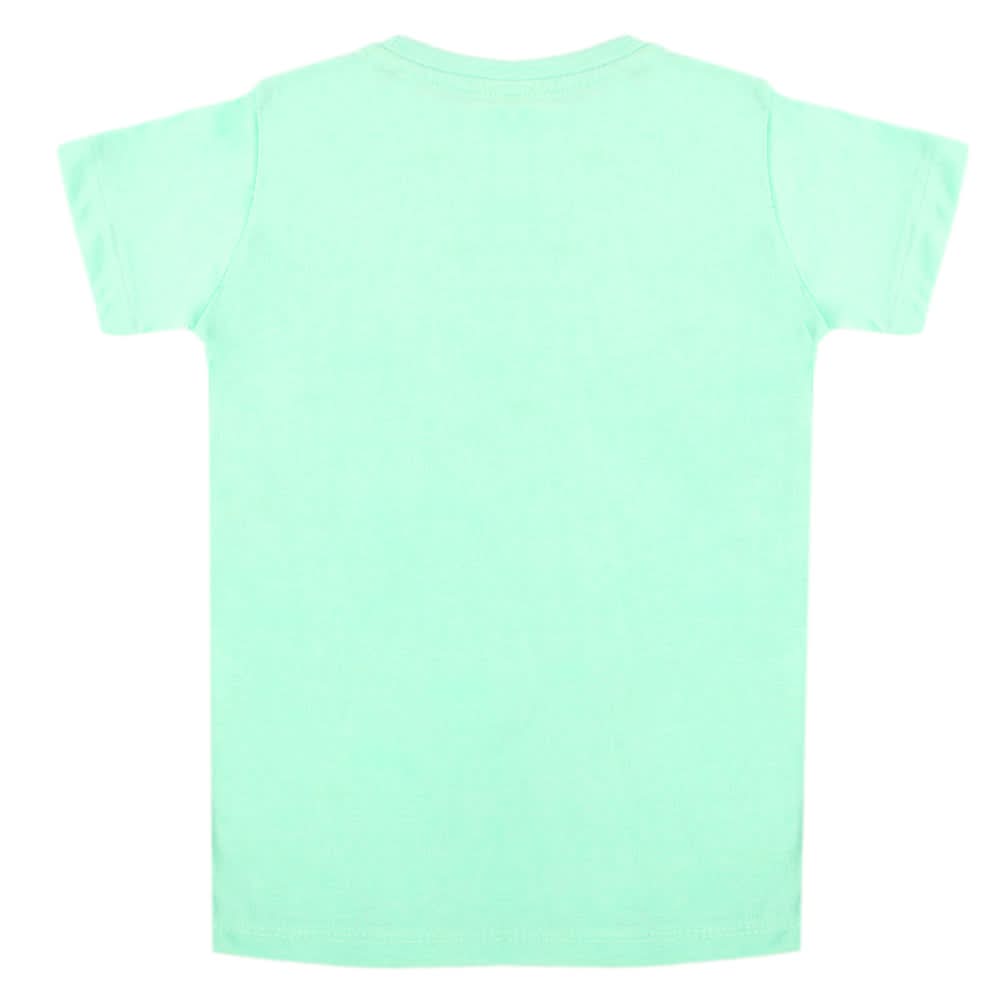Boys Half Sleeves T-Shirt - Cyan, Boys T-Shirts, Chase Value, Chase Value