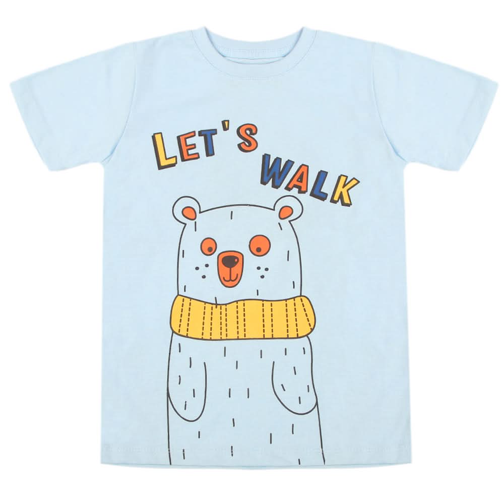 Boys Half Sleeves T-Shirt - Blue, Boys T-Shirts, Chase Value, Chase Value