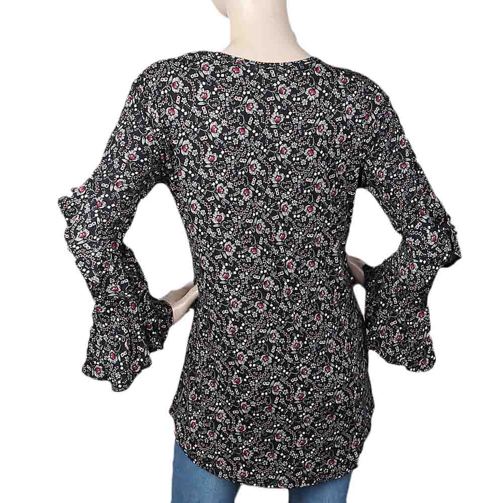 Women's Full Sleeves Western Top - Black, Women, T-Shirts And Tops, Chase Value, Chase Value