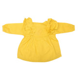 Newborn Girls Frock-A.F 4008 - Yellow, Kids, NB Girls Frocks, Chase Value, Chase Value