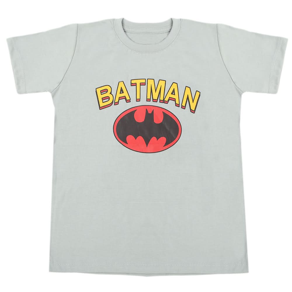 Boys Half Sleeves T-Shirt - Light Grey, Boys T-Shirts, Chase Value, Chase Value