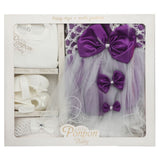 Newborn Girls Gift Set - Purple - A, Kids, Newborn Girls Sets And Suits, Chase Value, Chase Value