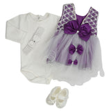 Newborn Girls Gift Set - Purple - A, Kids, Newborn Girls Sets And Suits, Chase Value, Chase Value