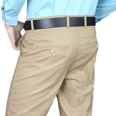 Men's Casual Cotton Pant - Beige, Men, Casual Pants And Jeans, Chase Value, Chase Value