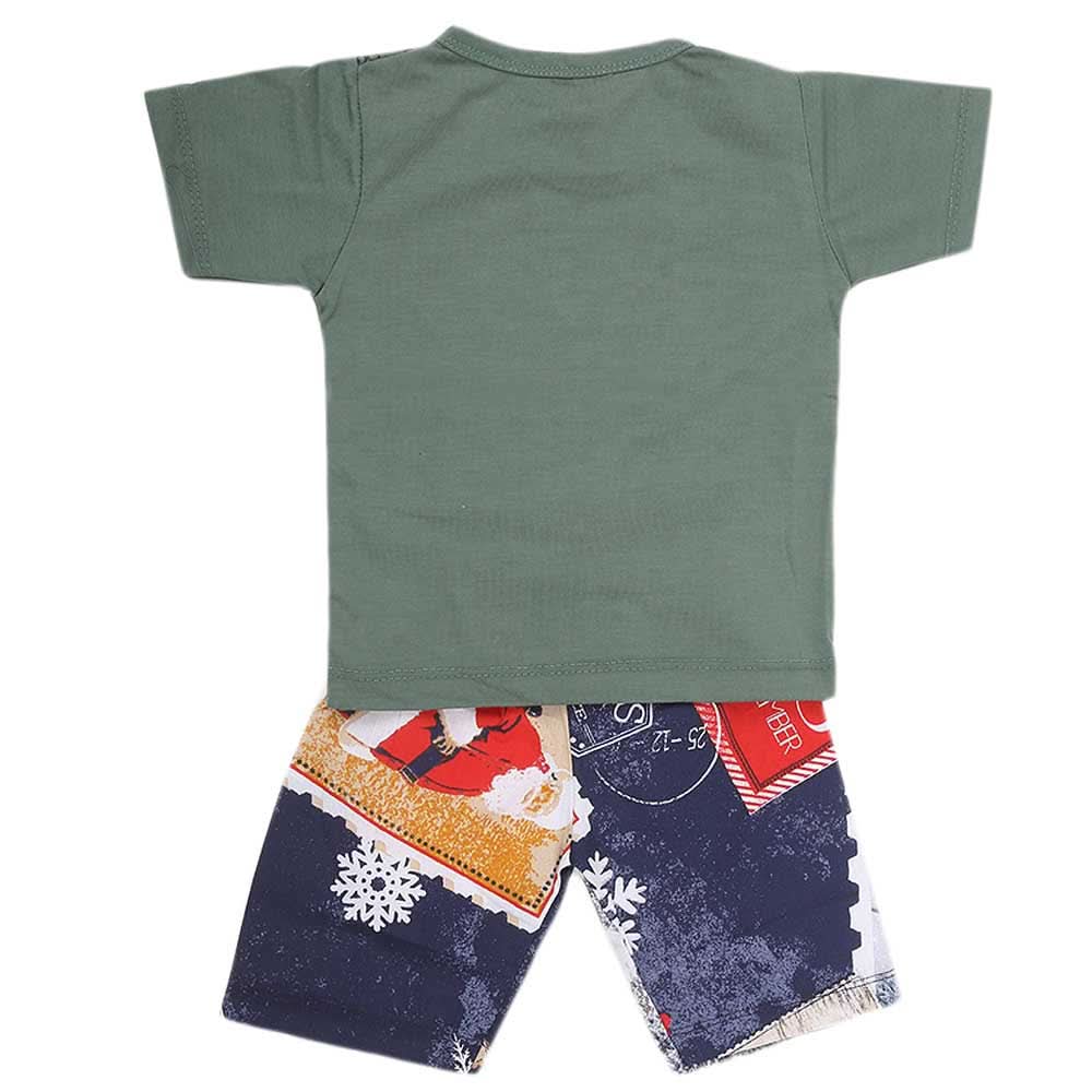 Boys Half Sleeves 2 Piece Suit - Green, Kids, Boys Sets And Suits, Chase Value, Chase Value