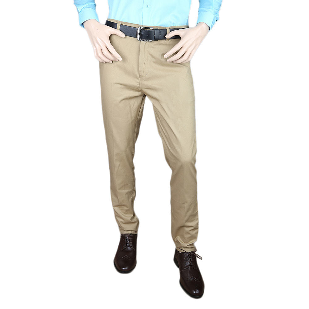Men's Casual Cotton Pant - Beige, Men, Casual Pants And Jeans, Chase Value, Chase Value