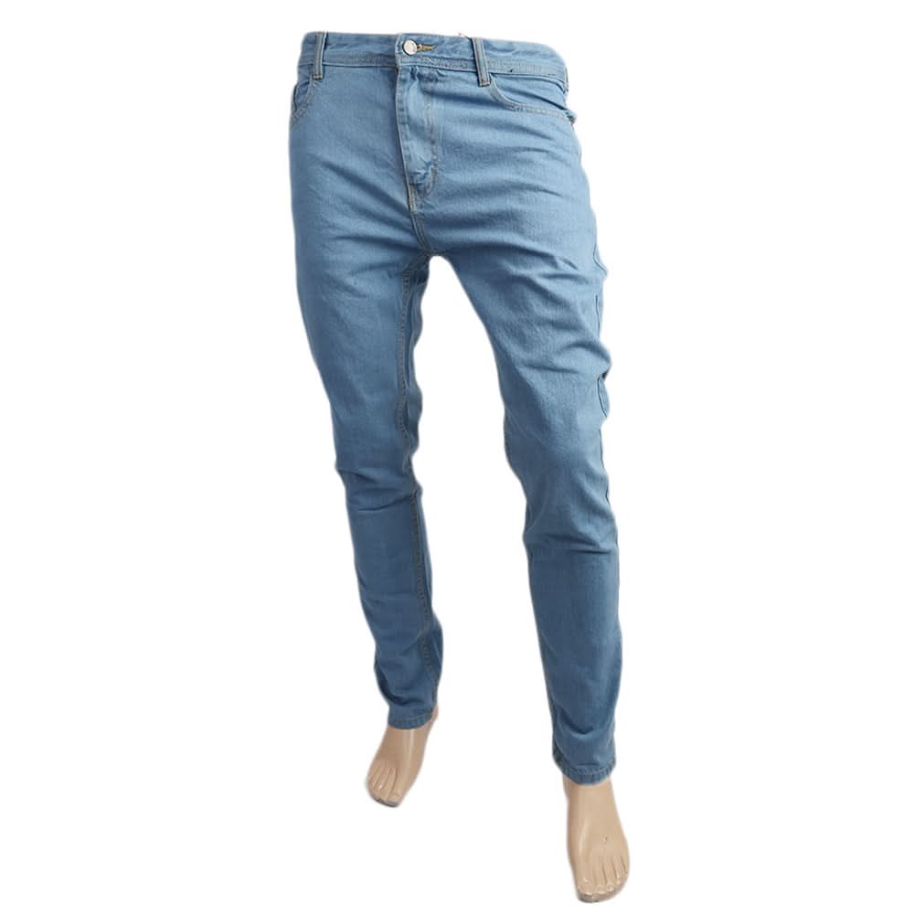 Men's Denim Pant - Light Blue, Men, Casual Pants And Jeans, Chase Value, Chase Value