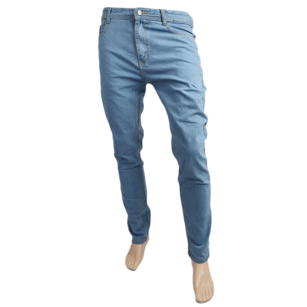 Men's Denim Pant - Light Blue, Men, Casual Pants And Jeans, Chase Value, Chase Value