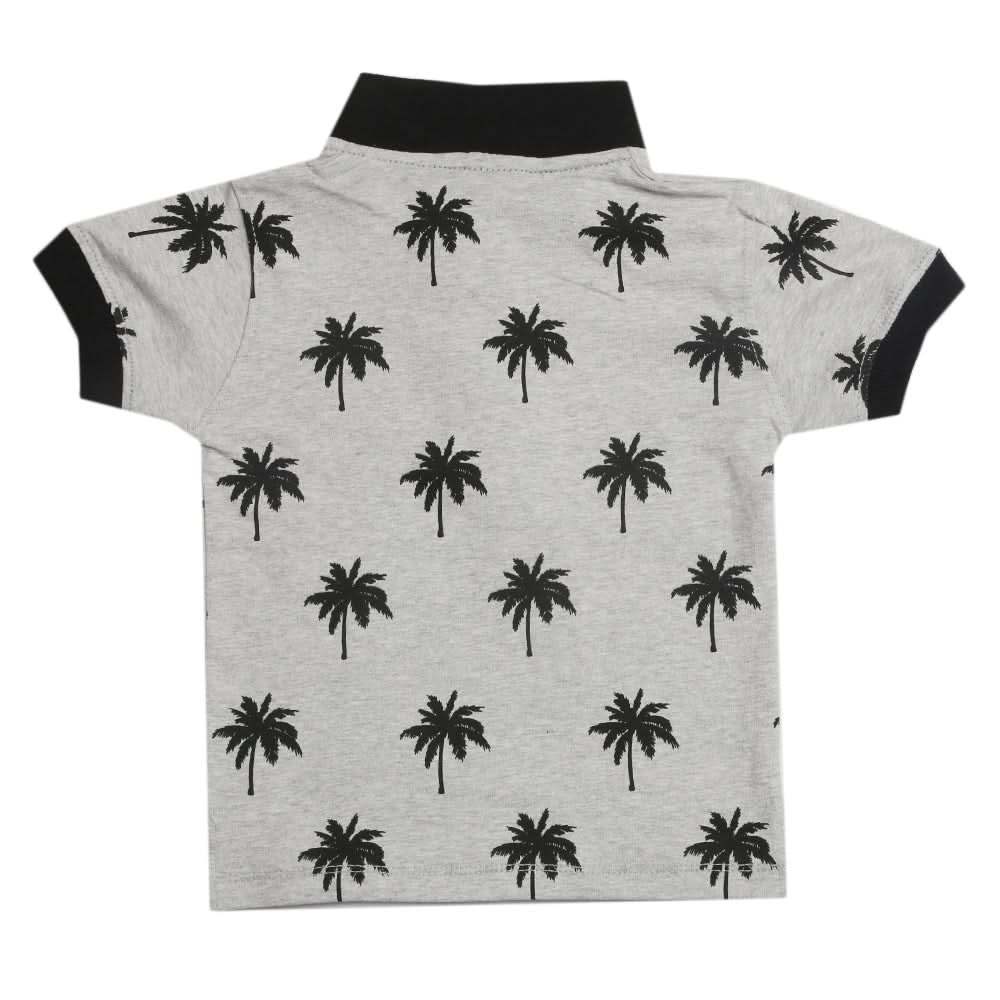 Boys Half Sleeves T-Shirt - Grey, Boys T-Shirts, Chase Value, Chase Value