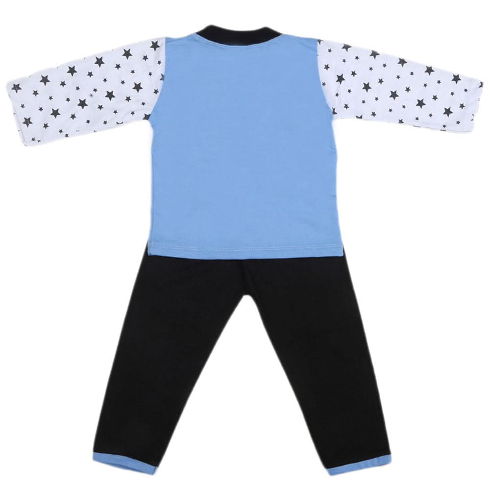 Boys Full Sleeves 2 Pcs Suit - Blue, Kids, Boys Sets And Suits, Chase Value, Chase Value