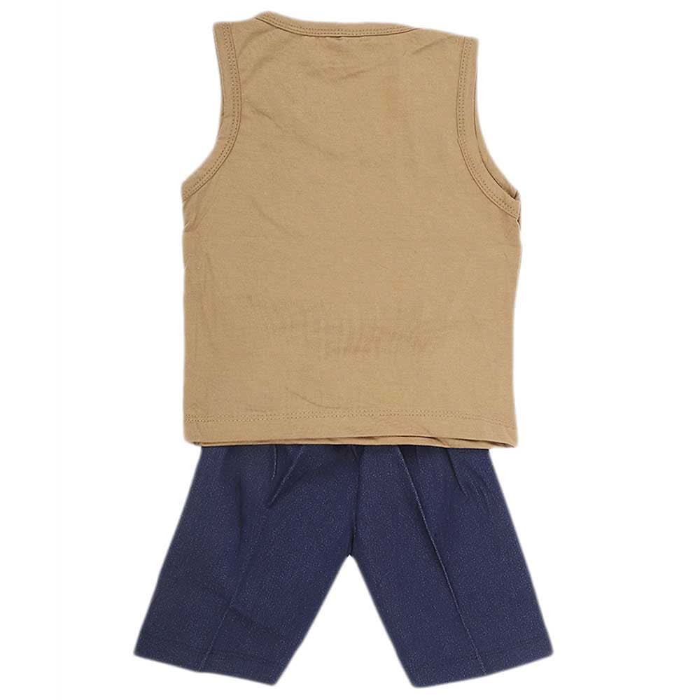 Boys Sando 2 Piece Suit - Khaki, Kids, Boys Sets And Suits, Chase Value, Chase Value