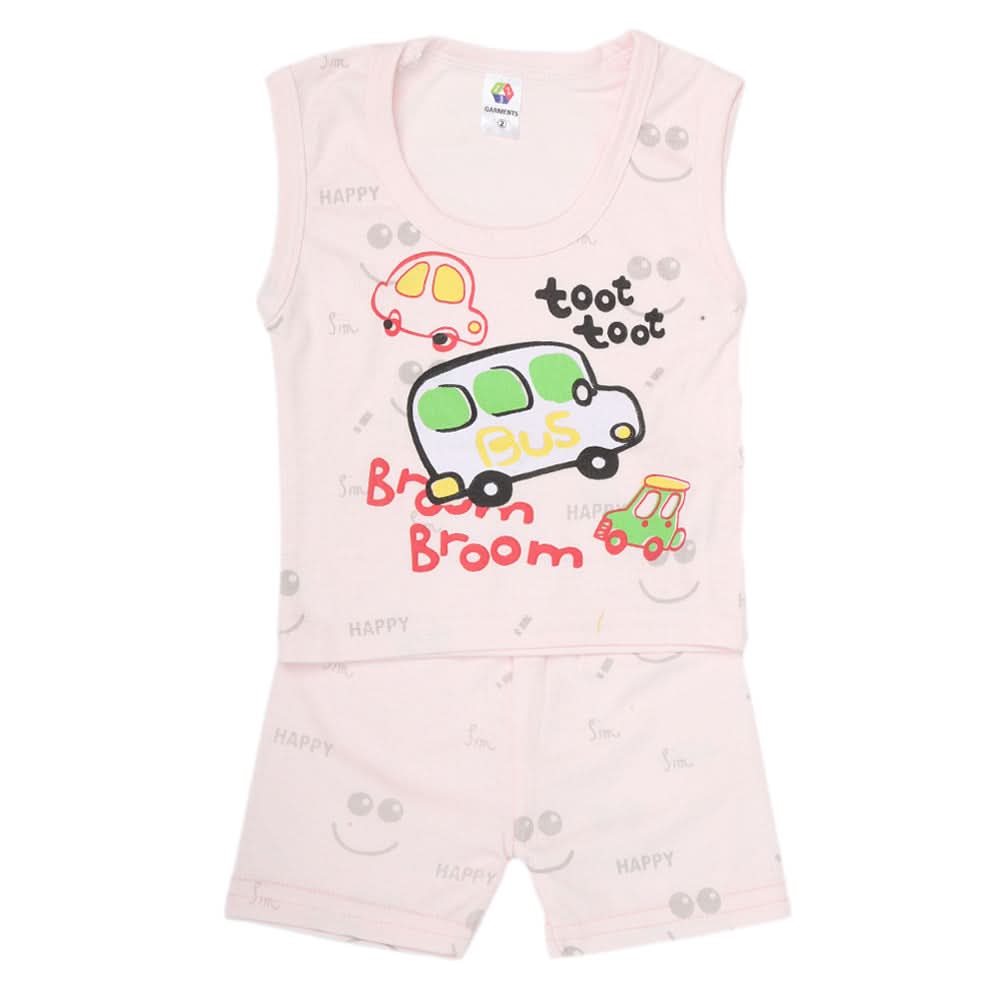 Newborn Boys Sando Suit 826 - Light Pink, Kids, NB Boys Sets And Suits, Chase Value, Chase Value
