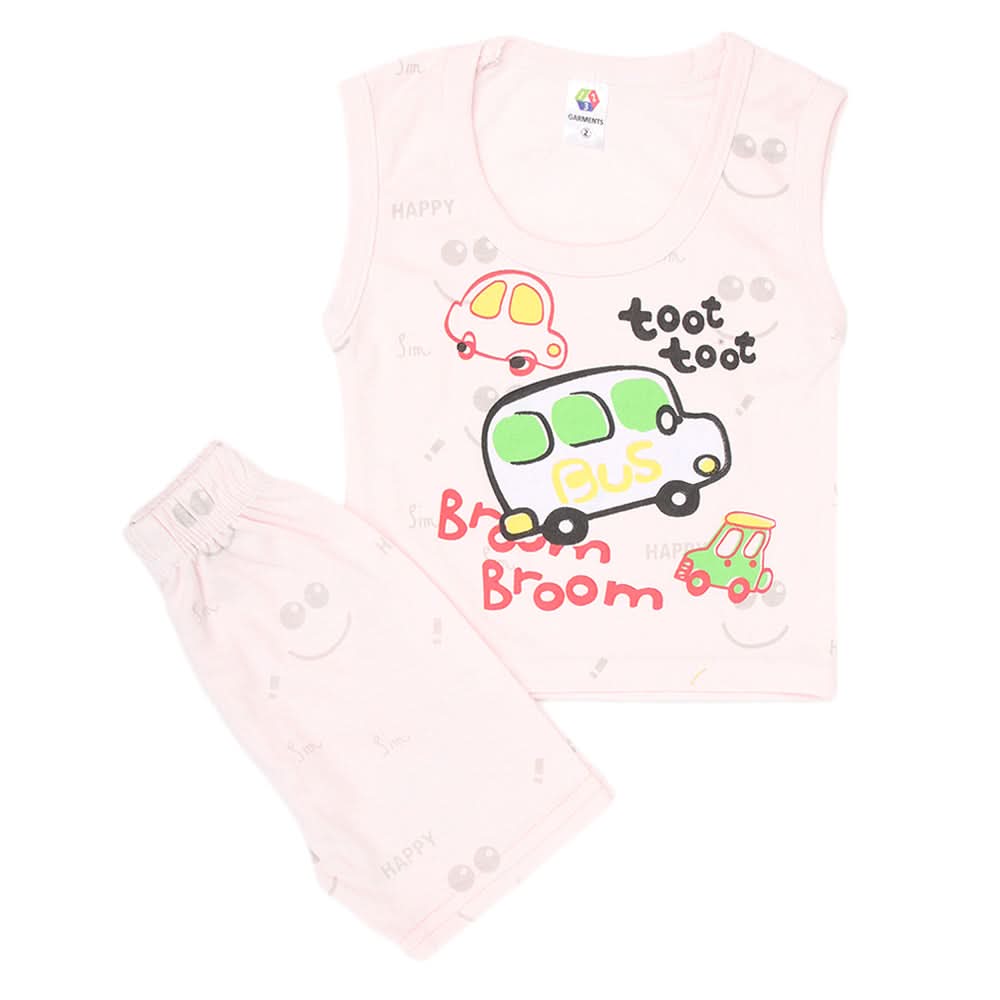 Newborn Boys Sando Suit 826 - Light Pink, Kids, NB Boys Sets And Suits, Chase Value, Chase Value