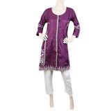 Women's Embroidered 2 Piece Suit - Purple, Women, Shalwar Suits, Chase Value, Chase Value