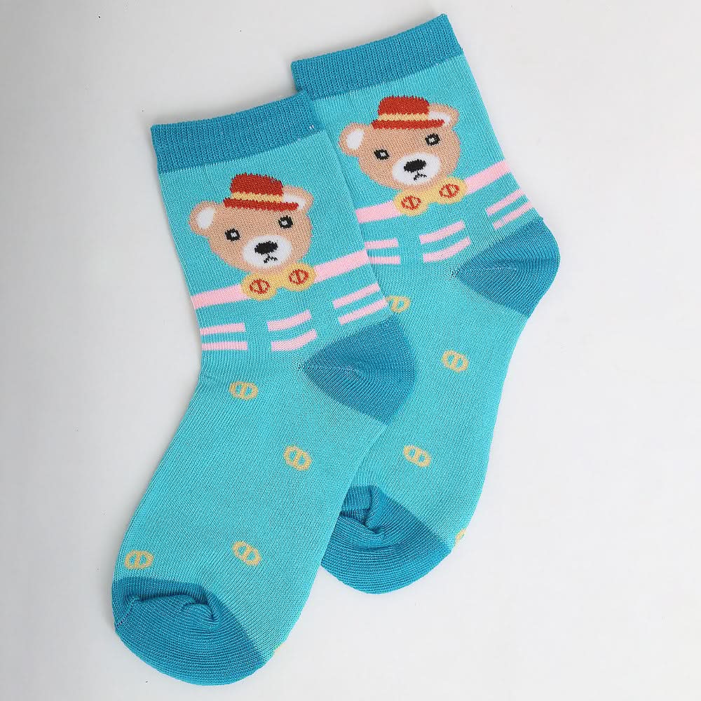 Boys Fancy Socks - Cyan, Kids, Boys Socks, Chase Value, Chase Value
