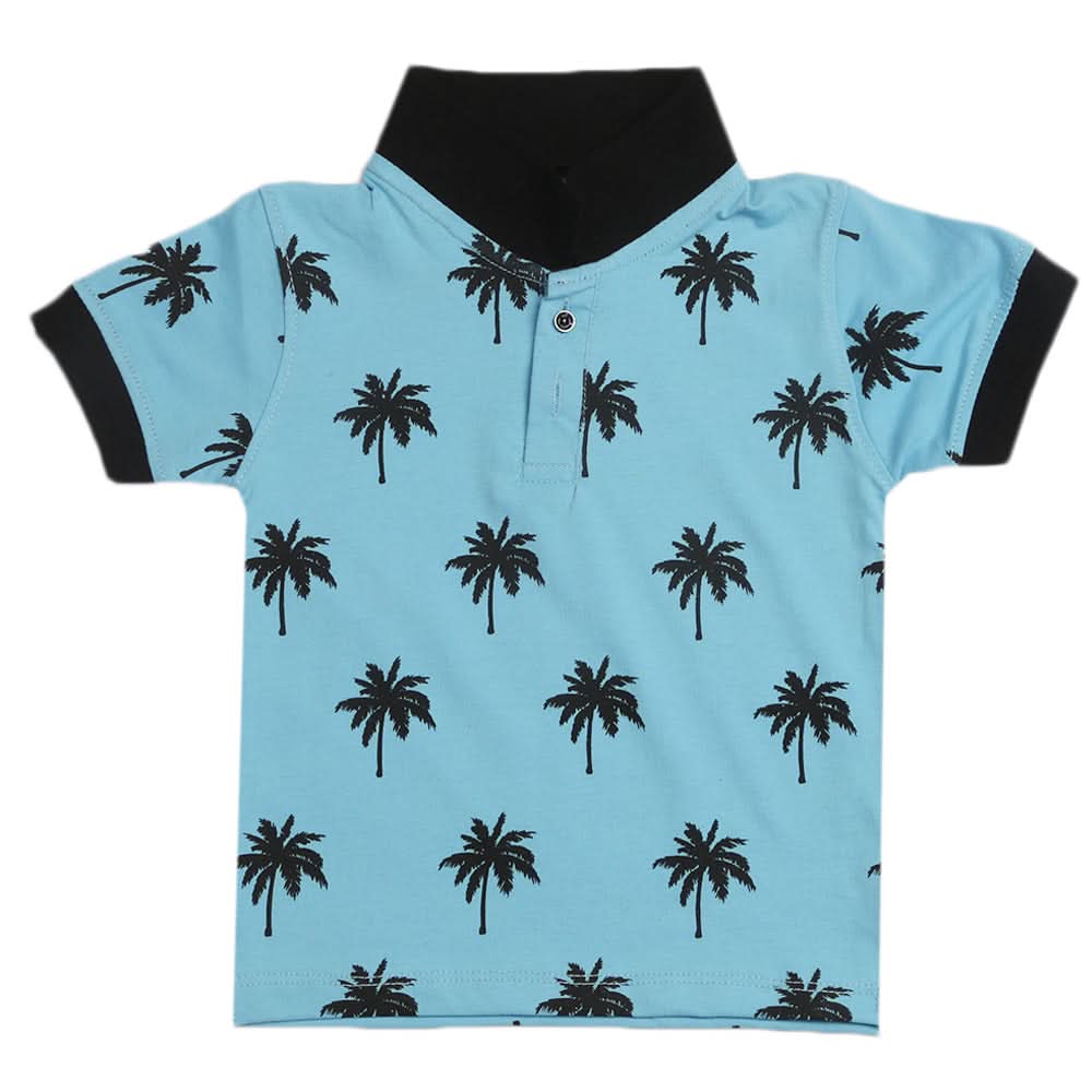 Boys Half Sleeves T-Shirt - Blue, Boys T-Shirts, Chase Value, Chase Value