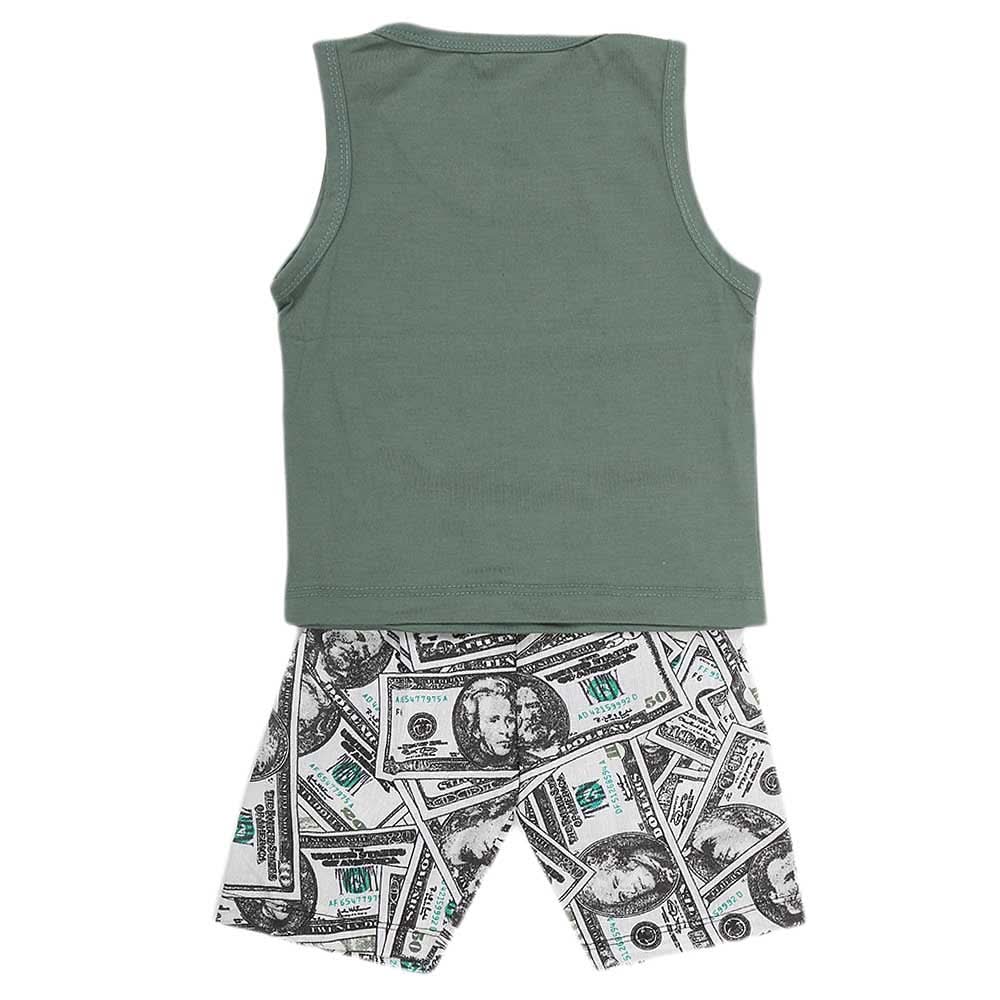Boys Sando 2 Piece Suit - Green, Kids, Boys Sets And Suits, Chase Value, Chase Value