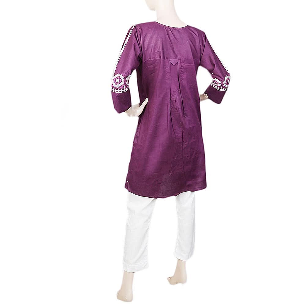 Women's Embroidered 2 Piece Suit - Purple, Women, Shalwar Suits, Chase Value, Chase Value